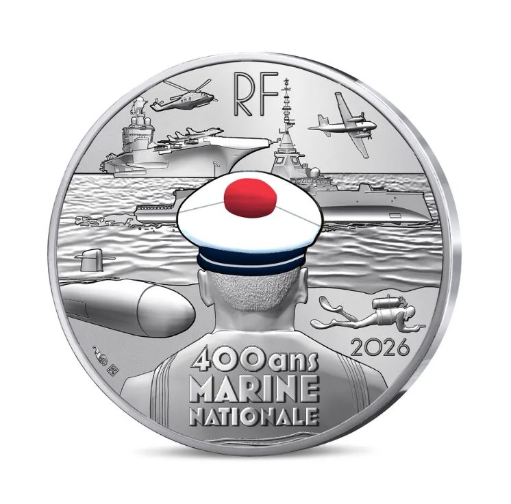 Coincard 10 euro Francia 2026 - Armada francesa Coincard 10 euro Francia 2026 - Armada francesa