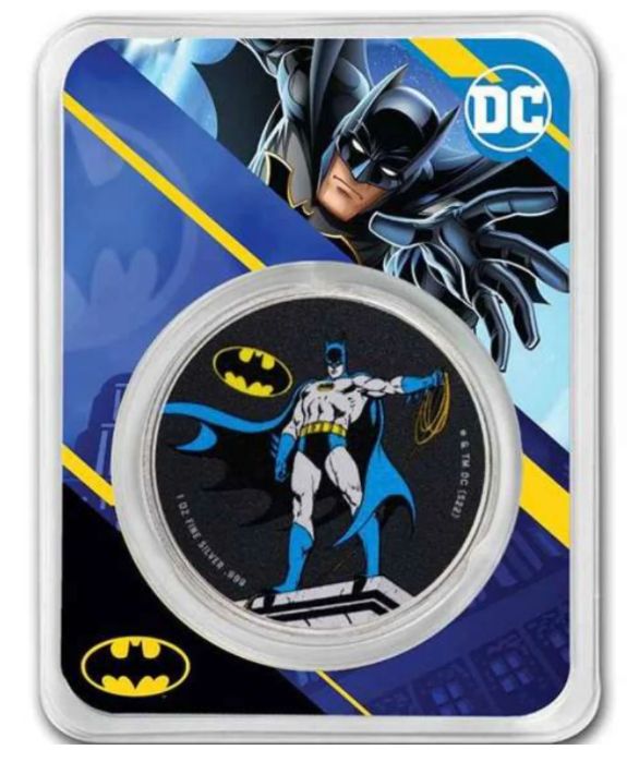 1 onza Samoa 2023 - DC Comics Batman Coincard