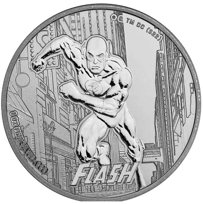1 onza Samoa 2023 - DC Comics Flash 1 onza Samoa 2023 - DC Comics Flash
