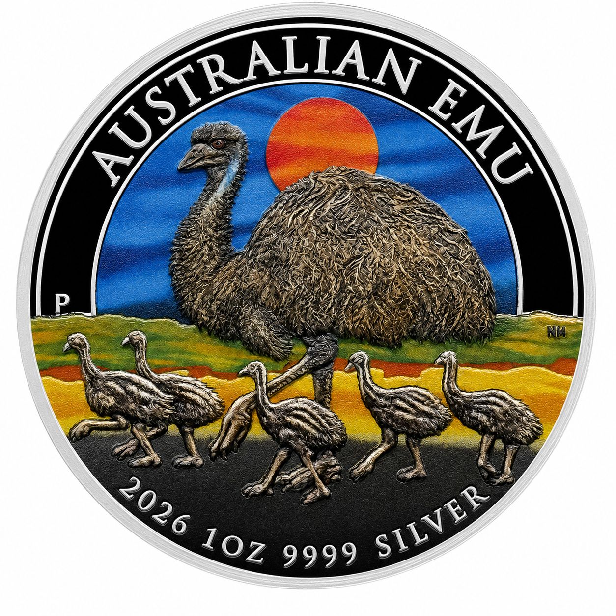 1 onza Australia 2026 - Emu Color 1 onza Australia 2026 - Emu Color