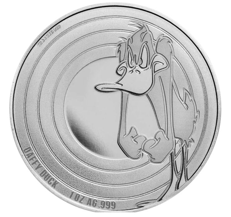 1 onza Samoa 2022 - Looney Tunes 2ª Edición Pato Lucas