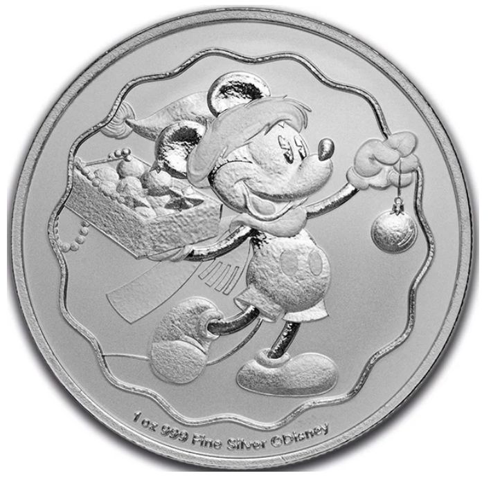 1 onza Niue 2025 - Felicitaciones navideñas de Disney