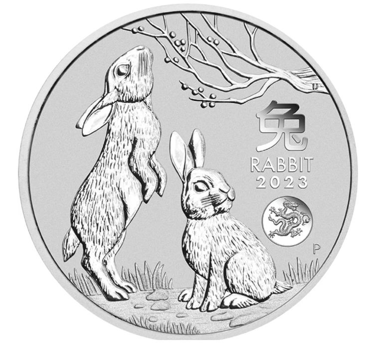 1 onza Australia 2023 - Lunar III Año del Conejo