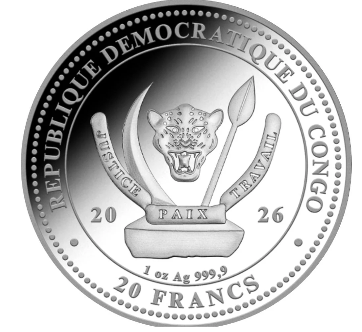 1 onza Congo 2026 - World's Wildlife, 8.ª edición Tiburon
