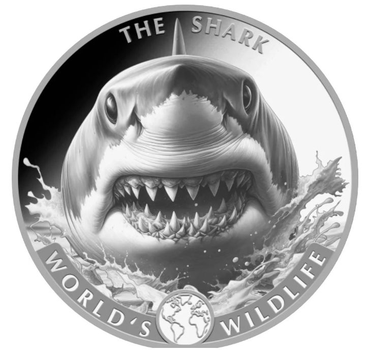 1 onza Congo 2026 - World's Wildlife, 8.ª edición Tiburon