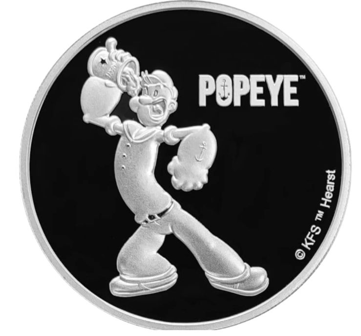 1 onza Fiji 2024 - Popeye 1.ª edición