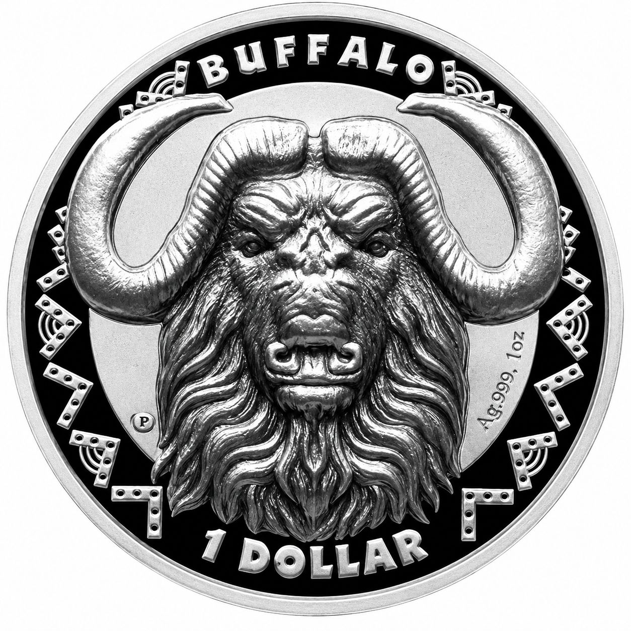 Reverso moneda de plata 1 onza Sierra Leona 2023 Big Five 