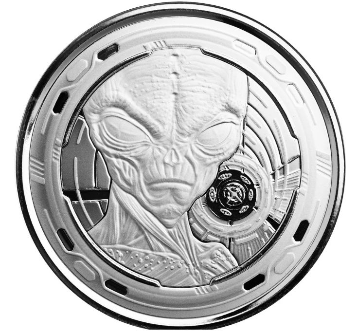 1 onza Ghana 2022 - Alien