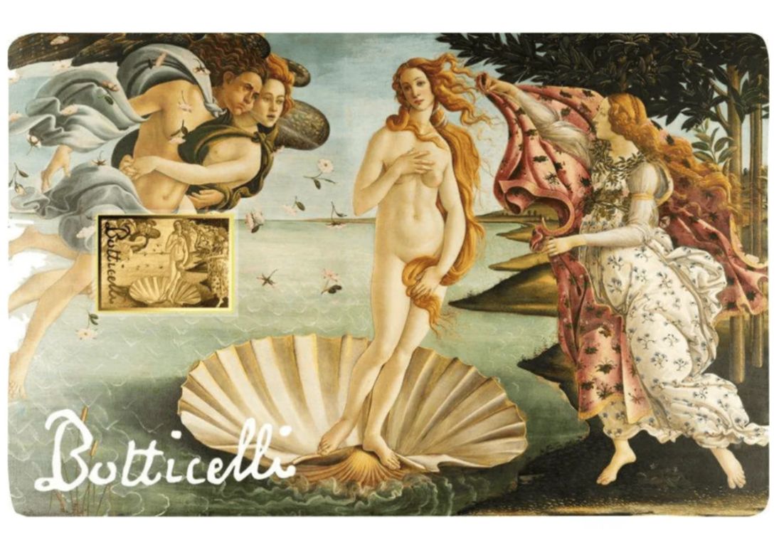 1/1000 oz Oro Chad 2023 - Sandro Botticelli 