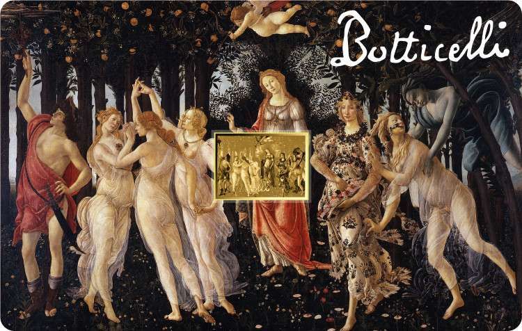 1/1000 oz Oro Chad 2023 - Botticelli 