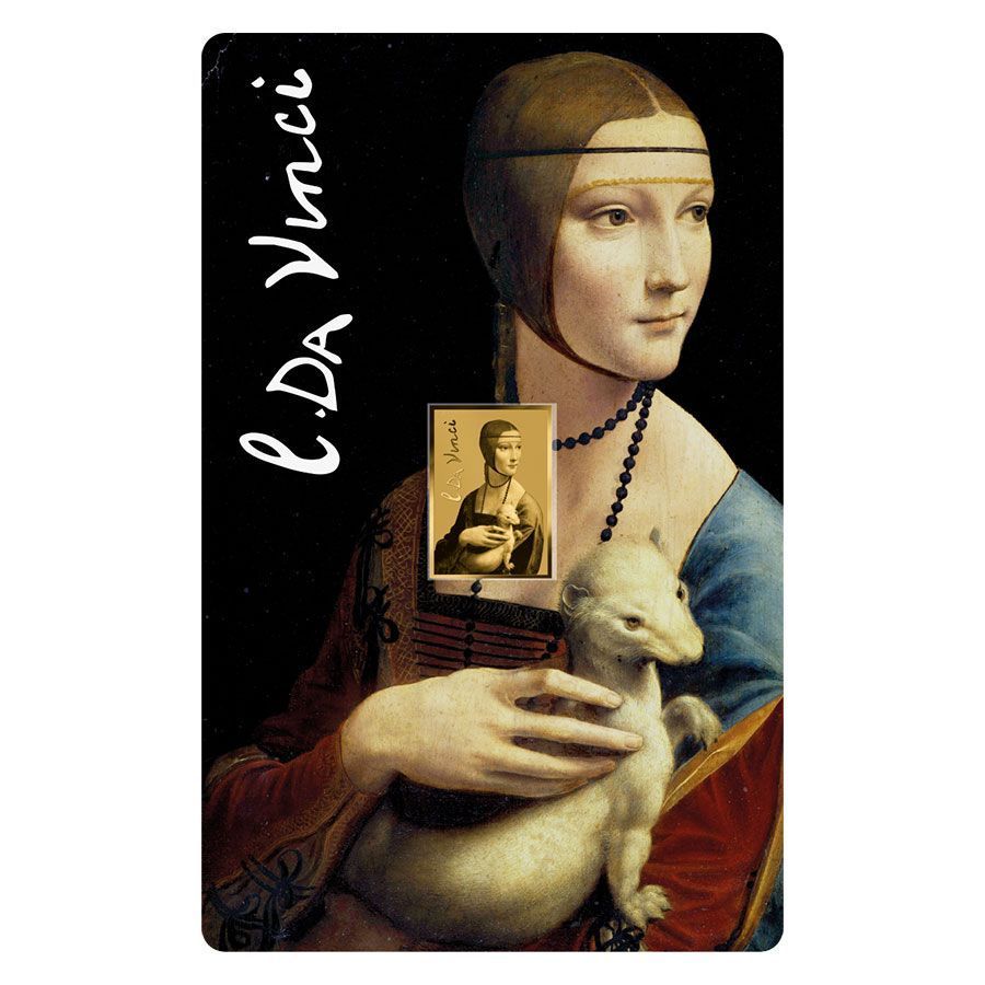 1/1000 oz Oro Chad 2023 - Leonardo da Vinci 