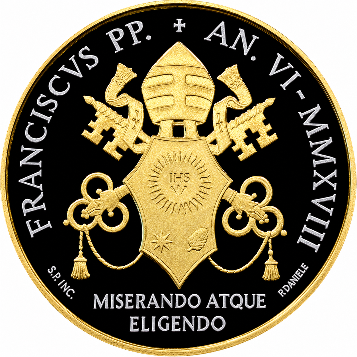 Proof 5 euro Vaticano 2025 - Canonización del Papa Pablo VI 