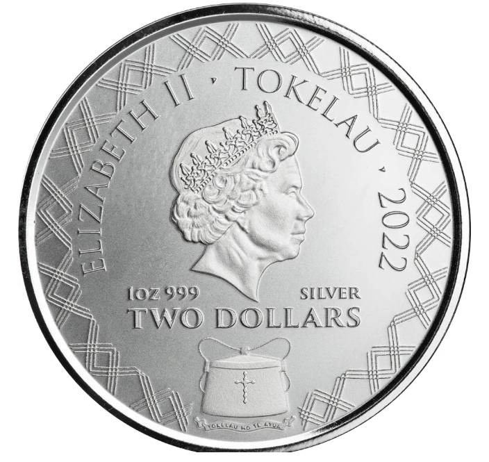 1 onza Tokelau 2022 - Dragon de Komodo