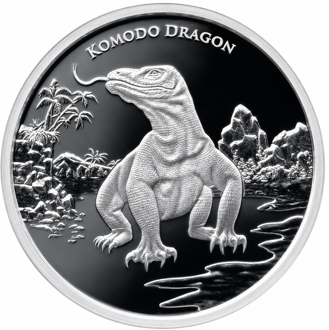1 onza Tokelau 2022 - Dragon de Komodo 1 onza Tokelau 2022 - Dragon de Komodo