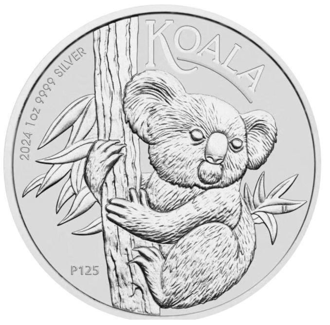 1 onza Australia 2024 - Koala