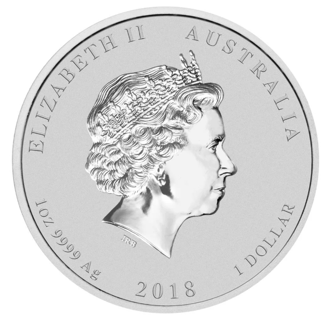 1 onza Australia 2018 - Lunar II Año del Perro