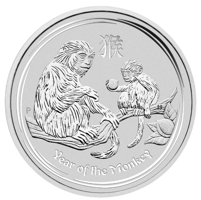 1 onza Australia 2016 - Lunar II Año del Mono