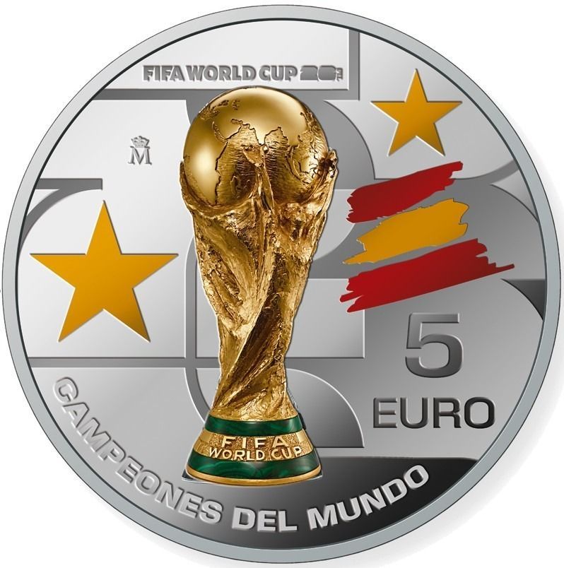 Proof 5 euro España 2026 - Campeones del Mundo
