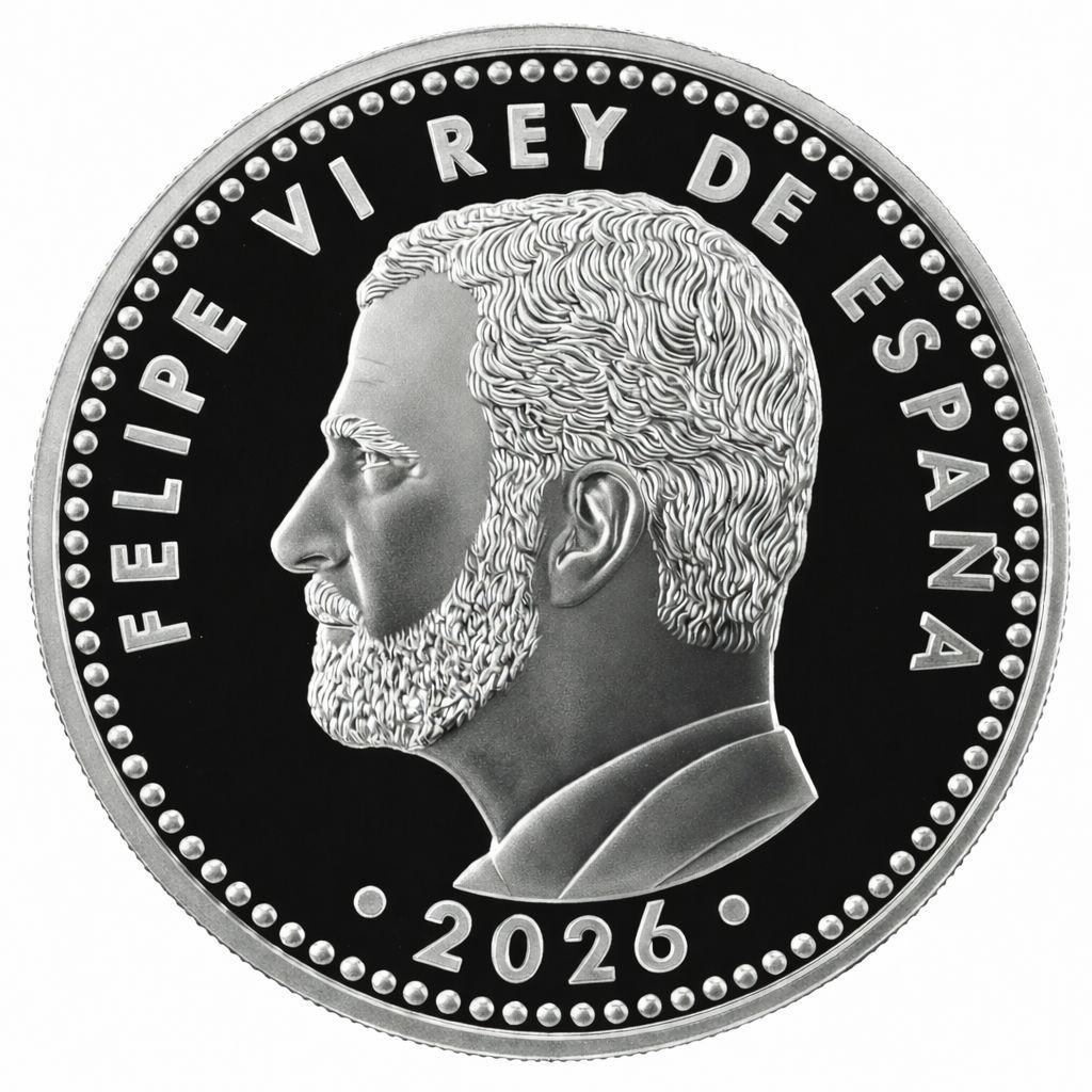 Proof 5 euro España 2026 - Campeones del Mundo