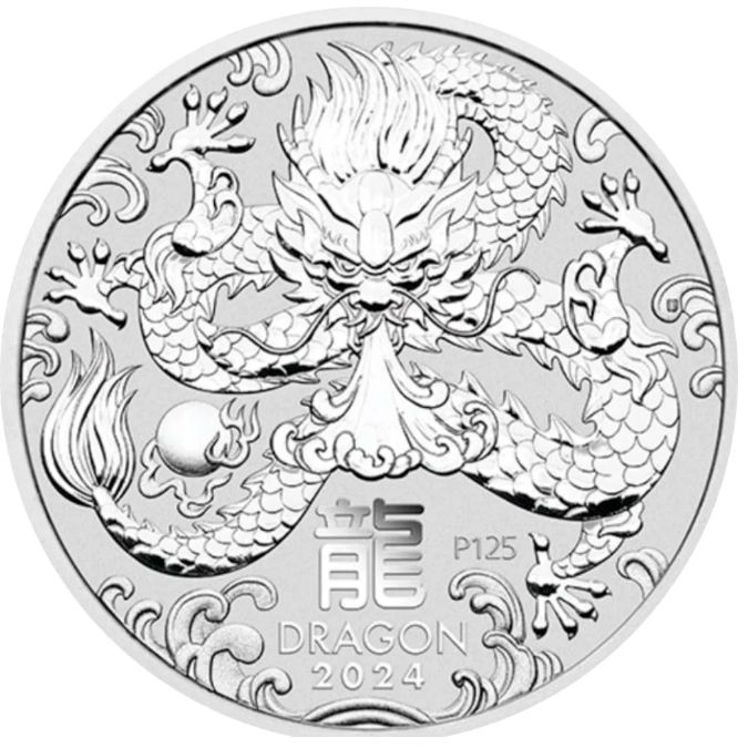 1 onza Australia 2024 - Lunar III Año del Dragon