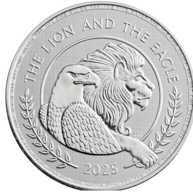 1 onza Reino Unido 2026 - El leon britonico y el aguila