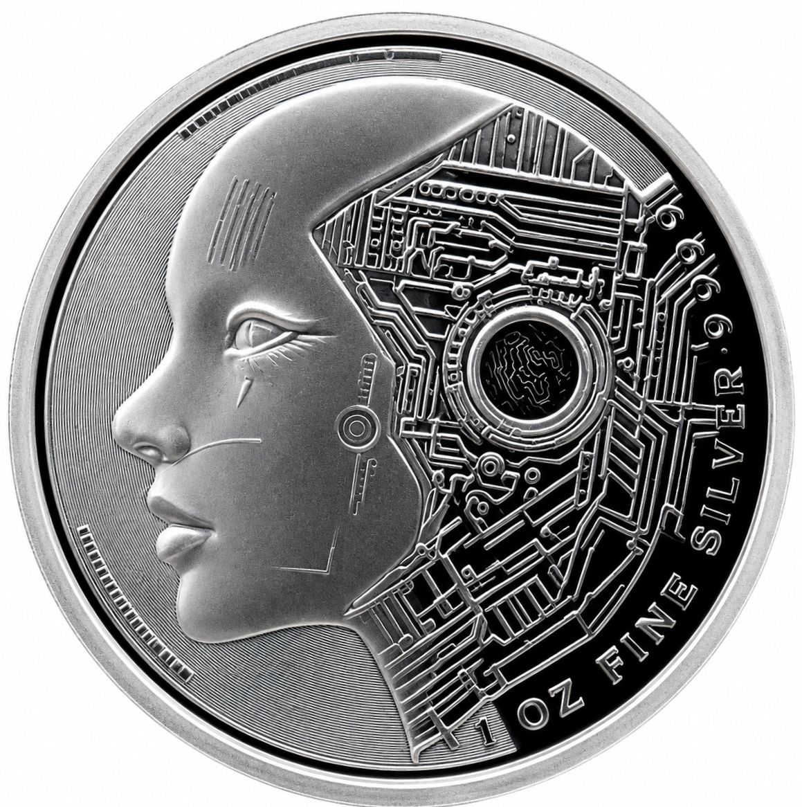 1 onza Republica del Chad 2025 - Inteligencia Artificial 1 onza Republica del Chad 2025 - Inteligencia Artificial