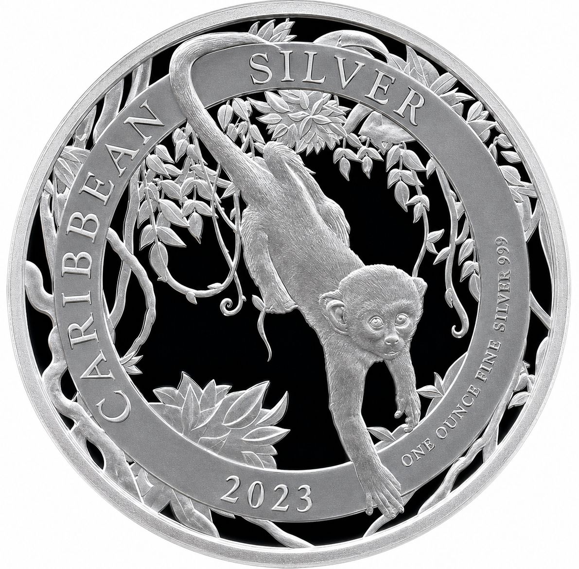 1 onza Barbados 2023 - Mono verde