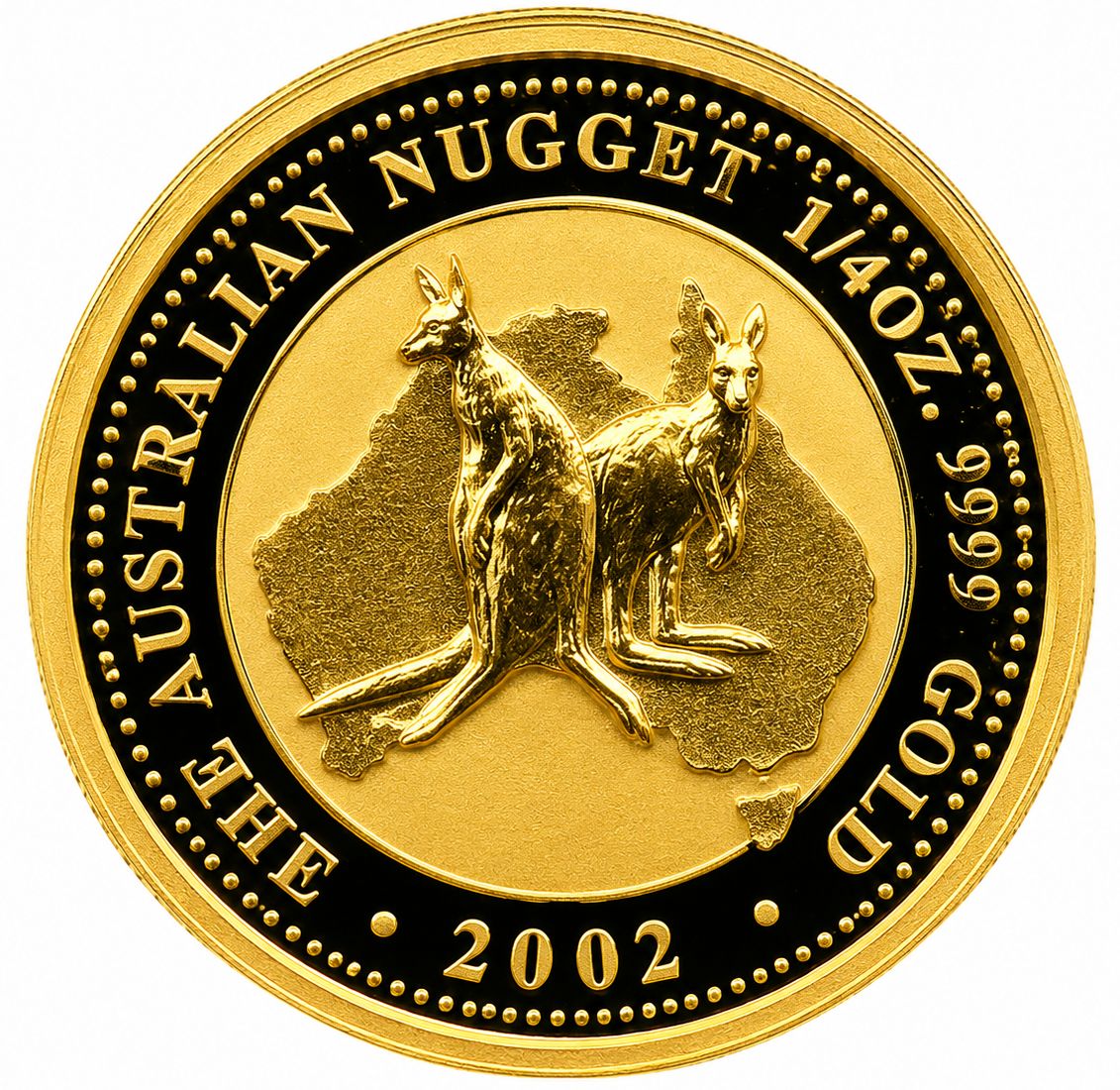 1/4 Onza de oro Australia 2002 - Canguro