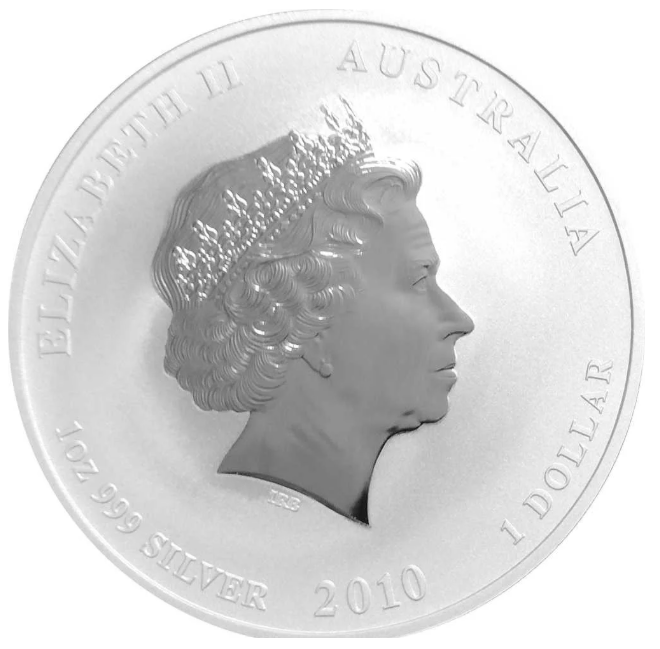 1 onza Australia 2010 - Lunar II Año del Tigre