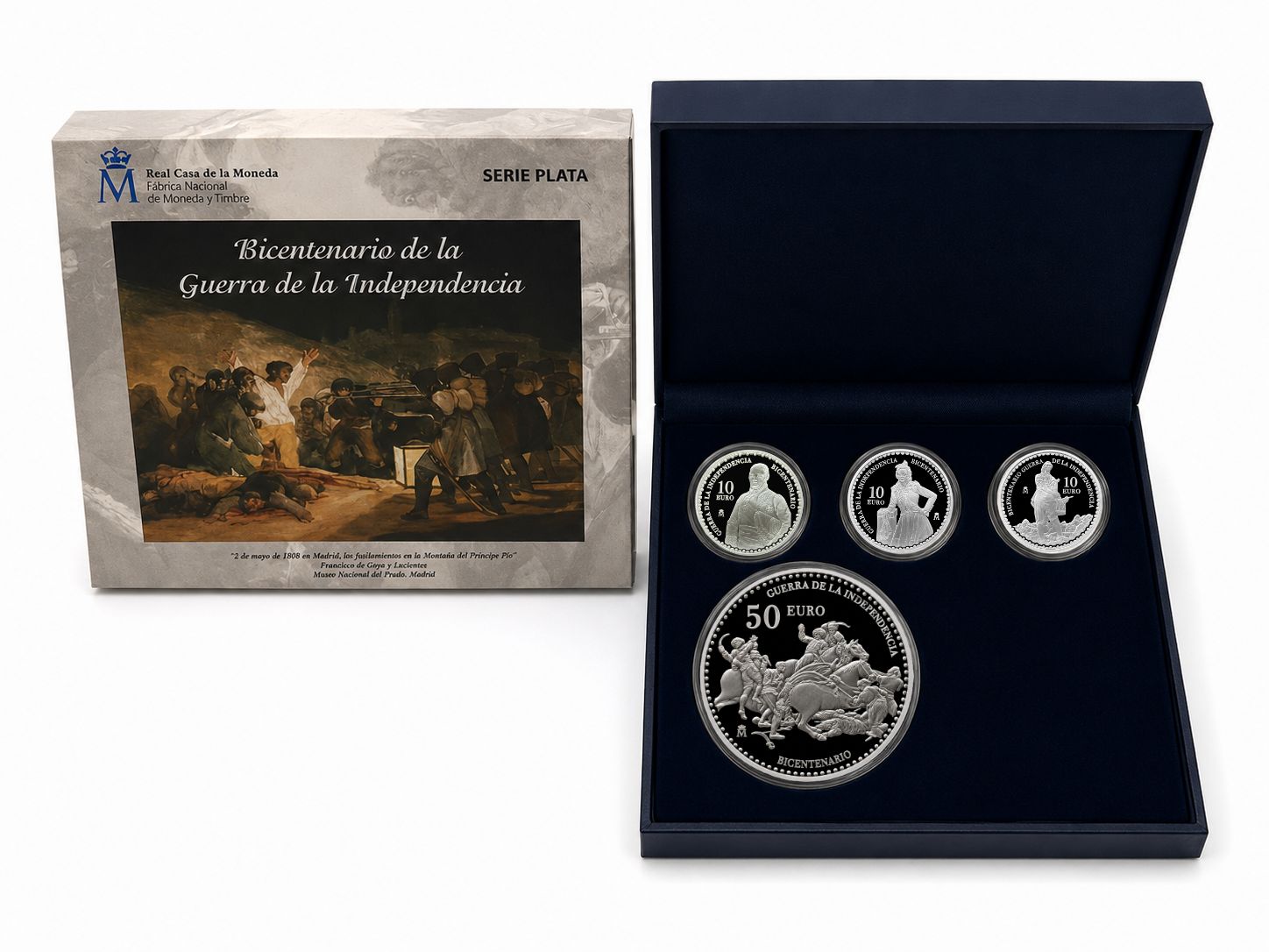 Proof 80 euro España 2008 - Guerra de la Independencia