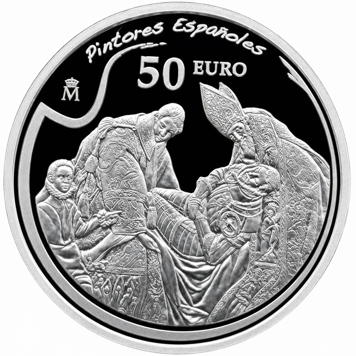 Proof 50 euro España 2011 - El Greco: El Entierro del Señor de Orgaz