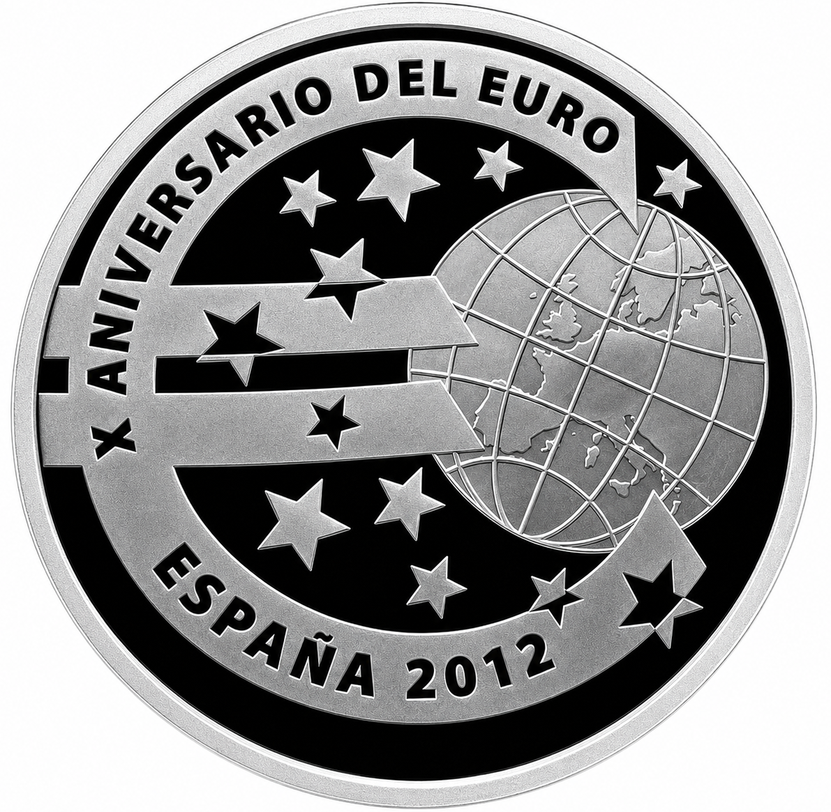 Proof 50 euro España 2012 - X Aniversario del Euro