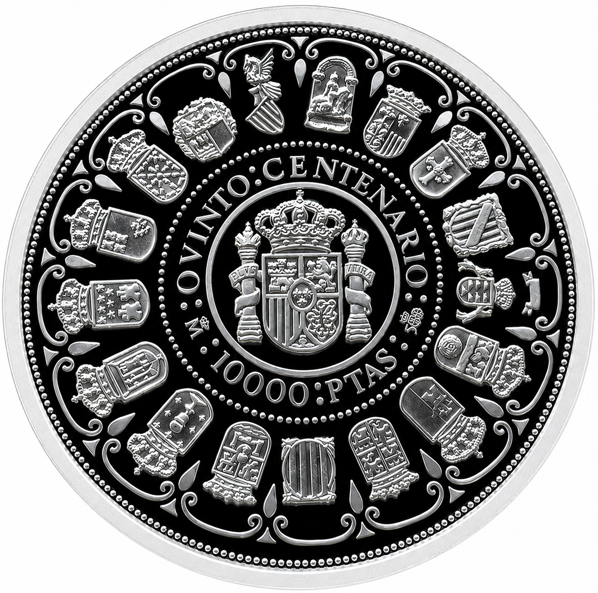 Proof 10000 Pesetas España 1989