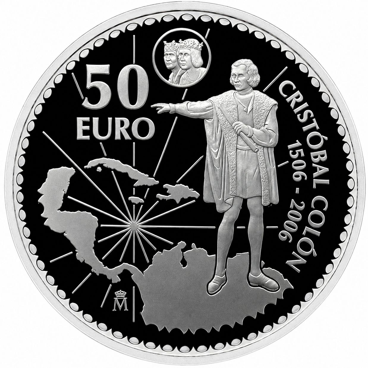 Proof 50 euro España 2006 - Cristobal Colon: Descubrimiento de America