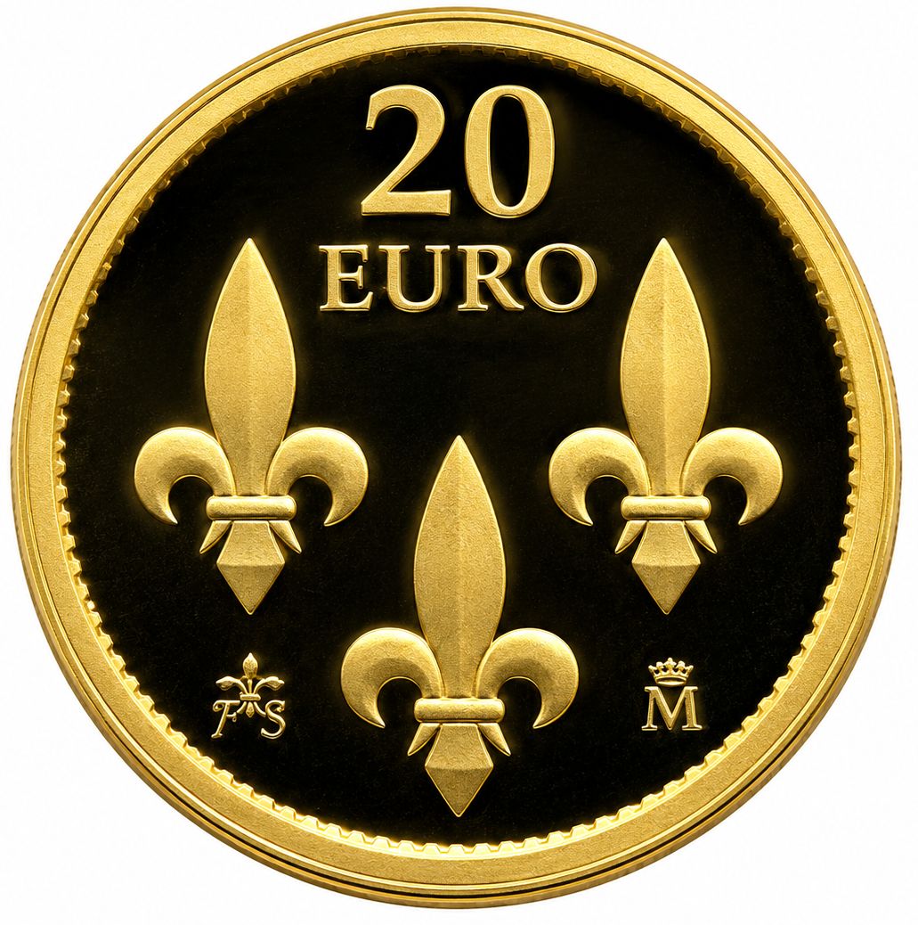 Proof 20 euro España 2013 - 75 Aniversario de Su Majestad el Rey D. Juan Carlos (en capsula)