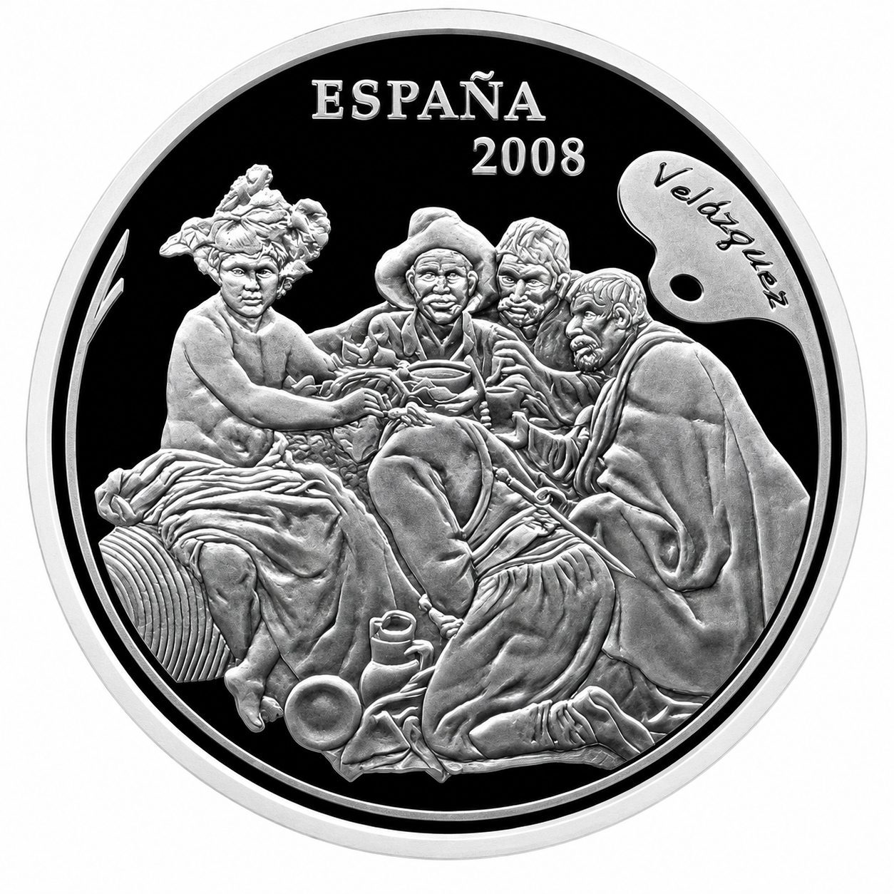 Proof 50 euro España 2008 - Velazquez