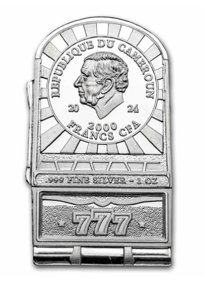 1 onza Camerun 2024 - Maquina tragamonedas