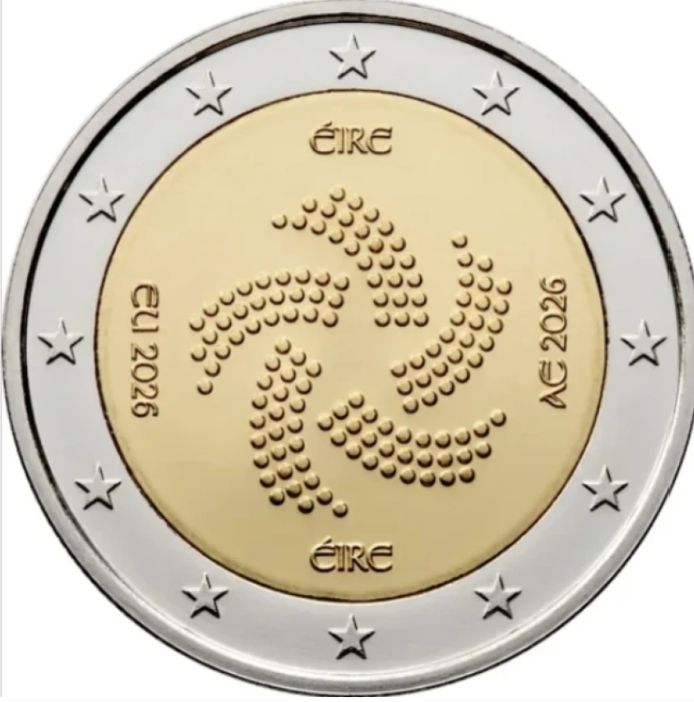 UNC 2 euro Irlanda 2026 - Presidencia Consejo UE