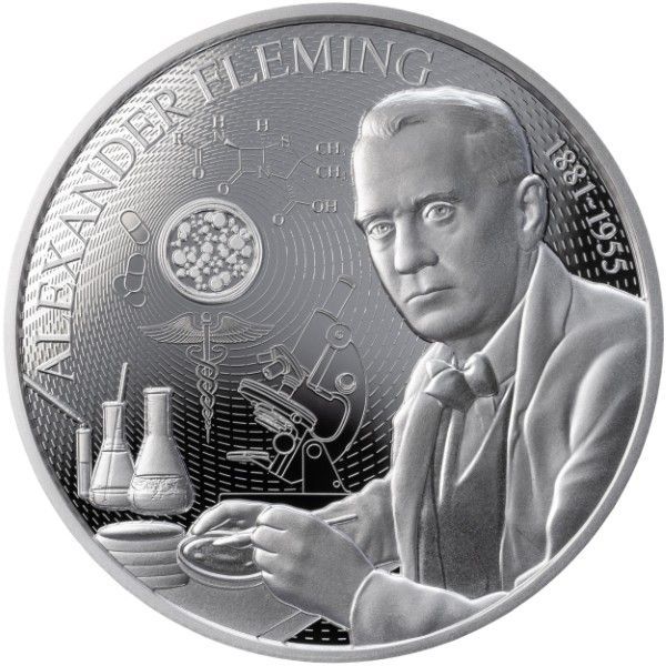 1 onza Niue 2026 - Alexander Fleming (199 unidades de tirada)