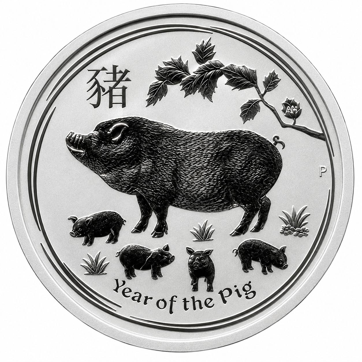 1 onza Australia 2019 - Lunar II Año del cerdo 1 onza Australia 2019 - Lunar II Año del cerdo