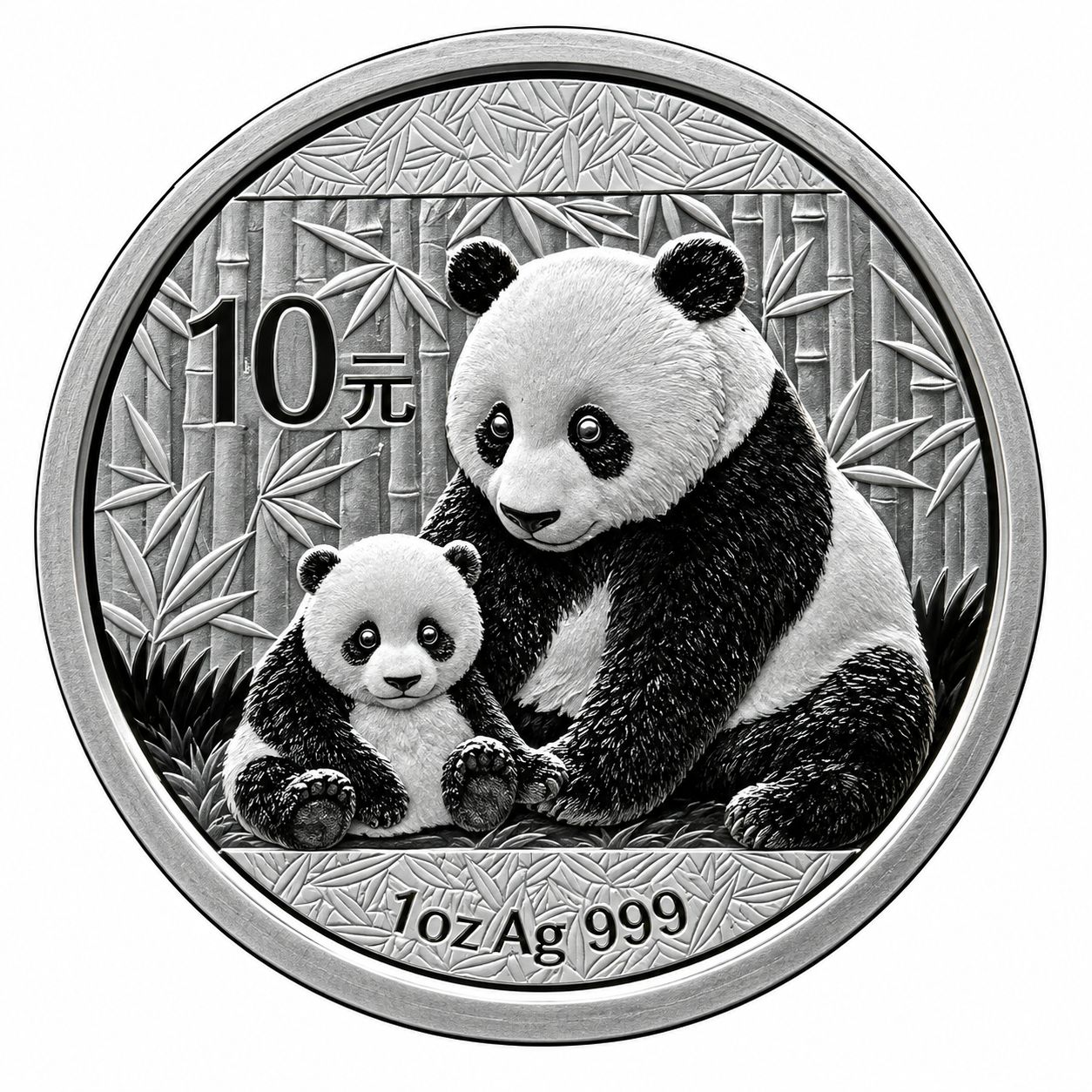 1 onza Panda 2012 - China