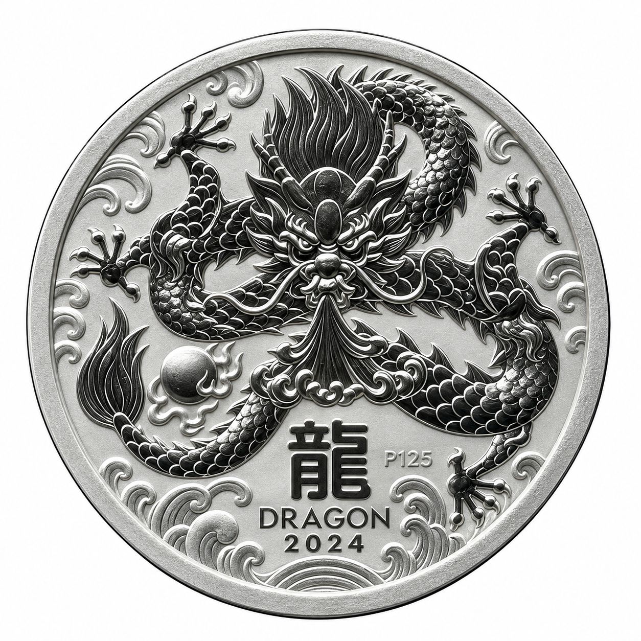 2 onza Australia 2024 - Lunar III Año del Dragon 2 onza Australia 2024 - Lunar III Año del Dragon