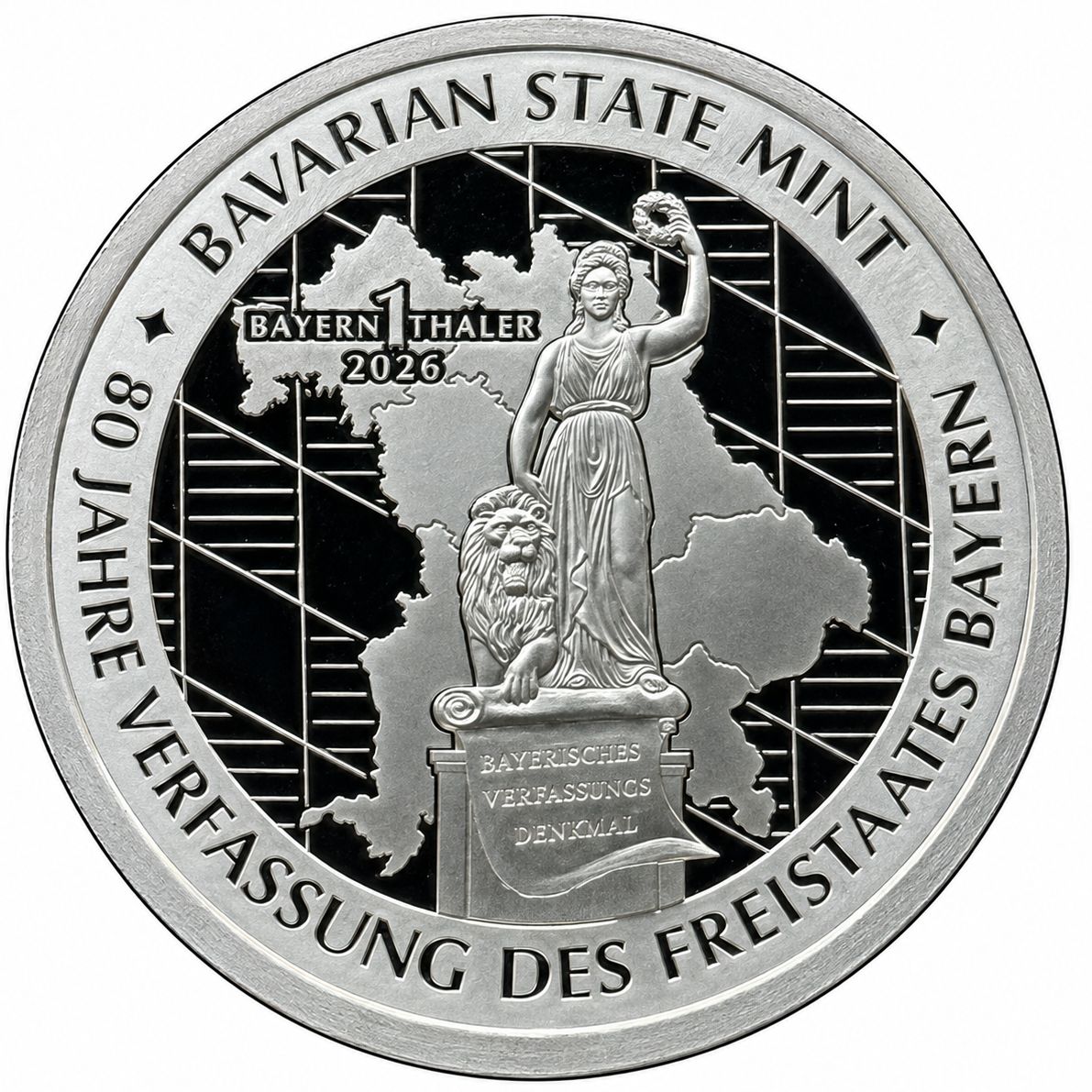 1 onza Bayerisches 2026 - Constitucion bavara 1 onza Bayerisches 2026 - Constitucion bavara