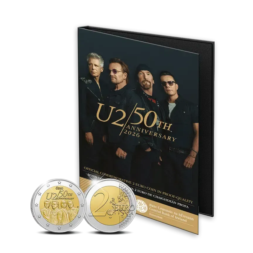 Proof 2 euro Irlanda 2026 - U2