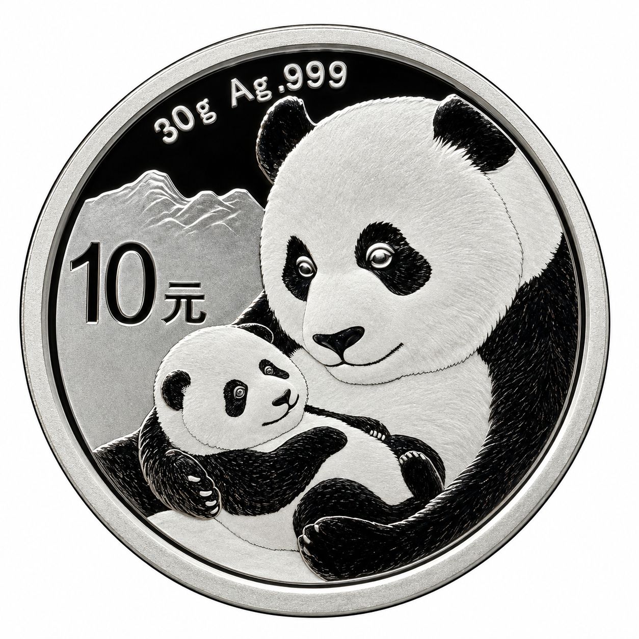 1 onza Panda 2019 - China