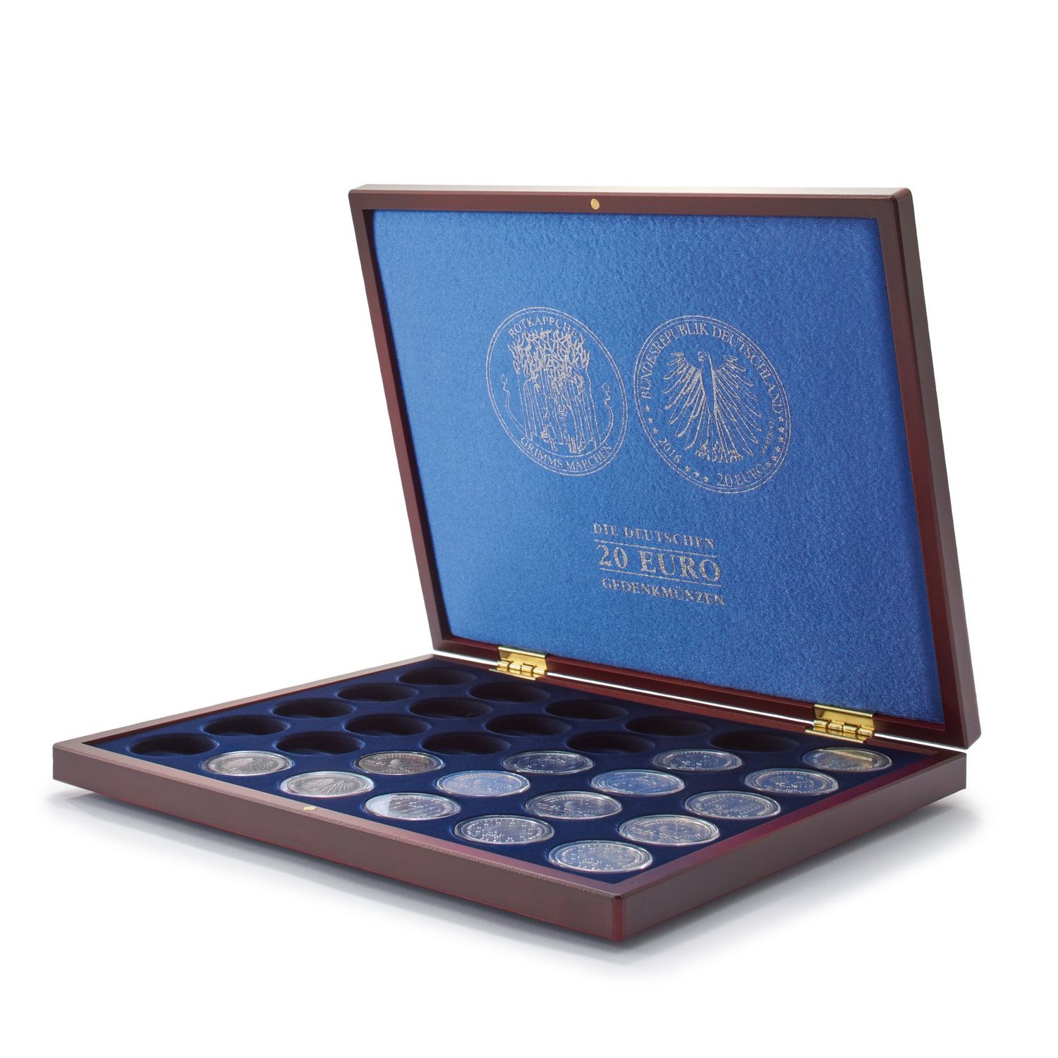 Volterra para 30 monedas alemanas de 20 euros en cápsulas.