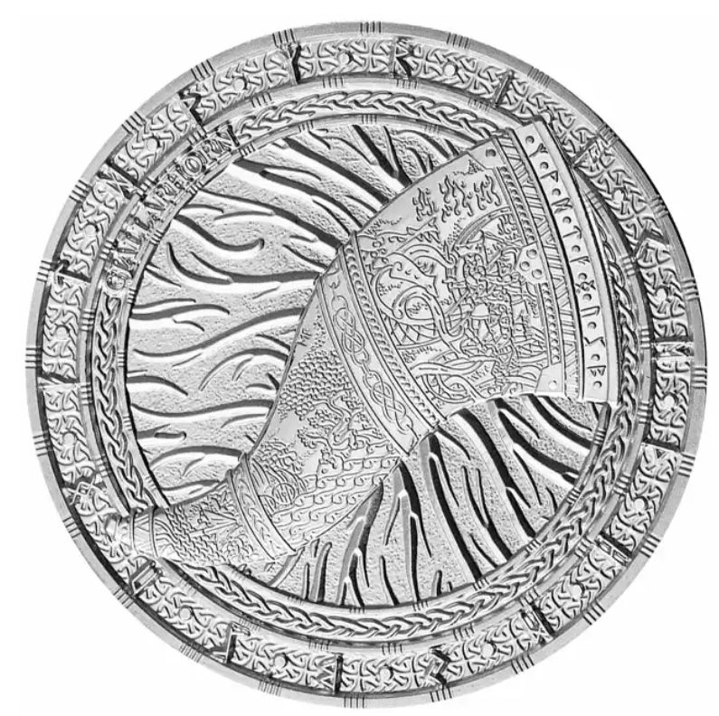 1 onza Germania Mint 2024 - Artefacts Gjallarhorn
