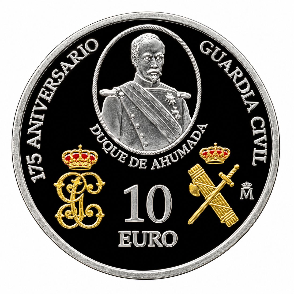 Proof 10 euro España 2019 - Guardia Civil Proof 10 euro España 2019 - Guardia Civil
