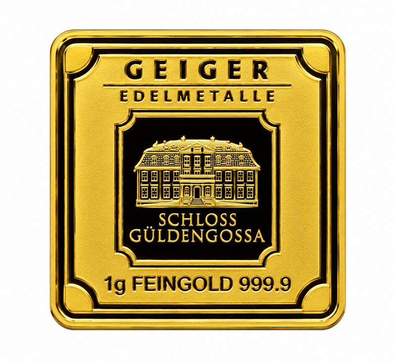 Lingote 1 gramo Geiger