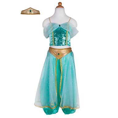 Arabian Princess Set, Teal, Size 3-4